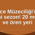 Gece Müzeciliğinde yeni - 'Gece Müzeciliği'nde yeni sezon! 20 müze ve ören yeri
